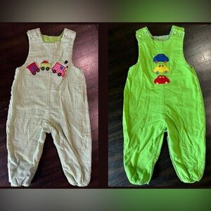 The Bailey Boys reversible overalls